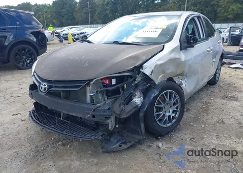2015 Toyota Corolla L from USA, damaged, VIN 2T1BURHE6FC459405